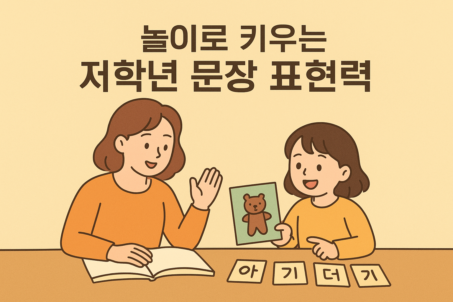 저학년 문장 표현력을 놀이로 키워요