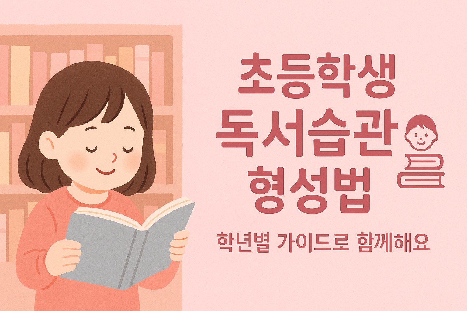 책 읽는 여자아이